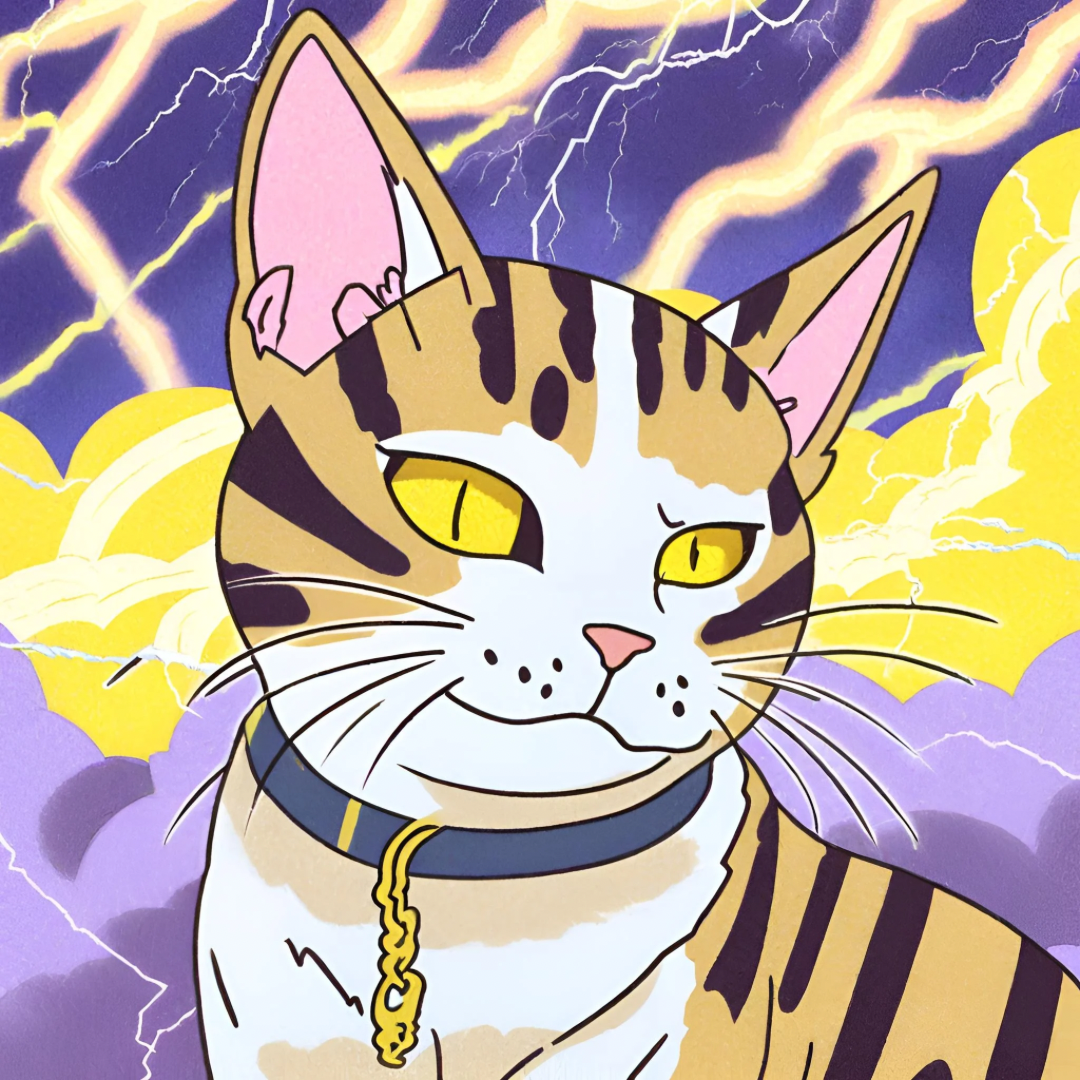 Thunderous Tabby Cat sprite