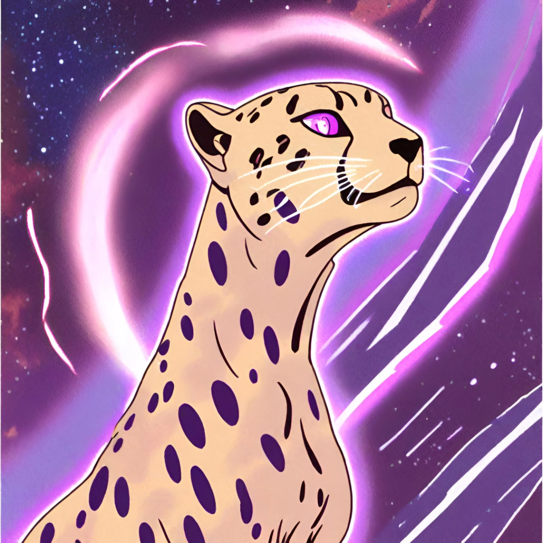 Cosmic Cheetah Cat sprite